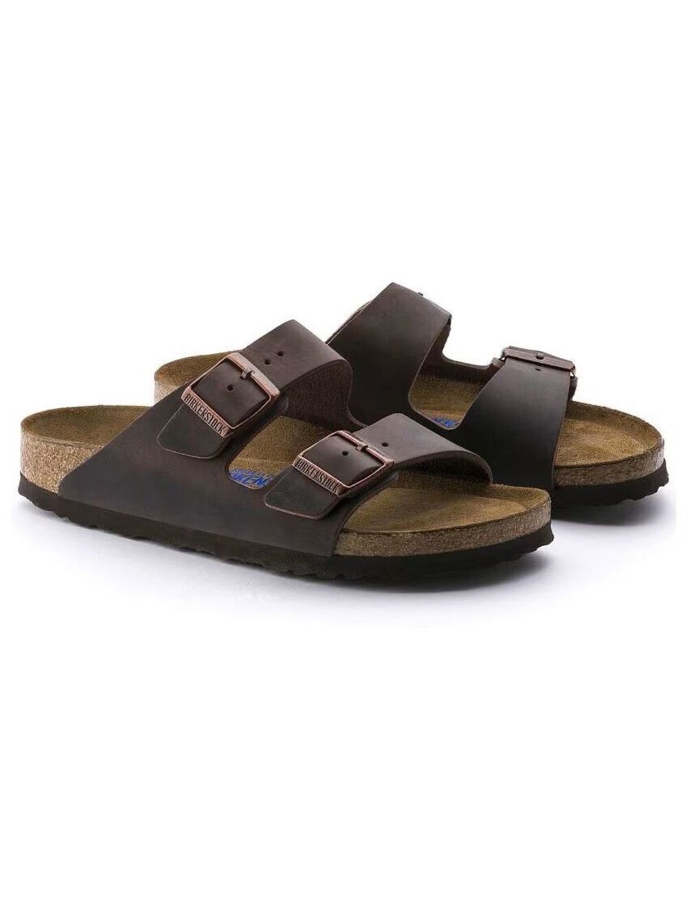 Birkenstock Women's Arizona Soft Footbed Leather Sandal (Habana) Sz 36